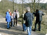 Besucher werden vom WDR im Perlenbachtal interviewt