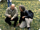 Professor Wolfgang Schumacher (NRW-Stiftung) und Jean Pütz. 